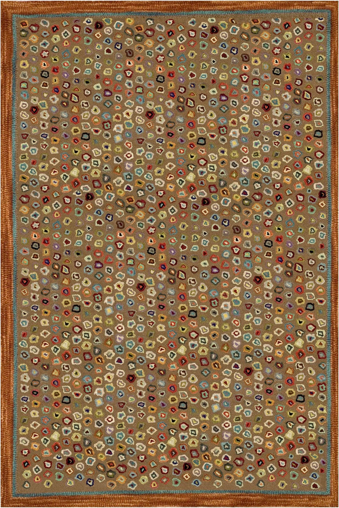dash albert cats paw rda014 brown rug