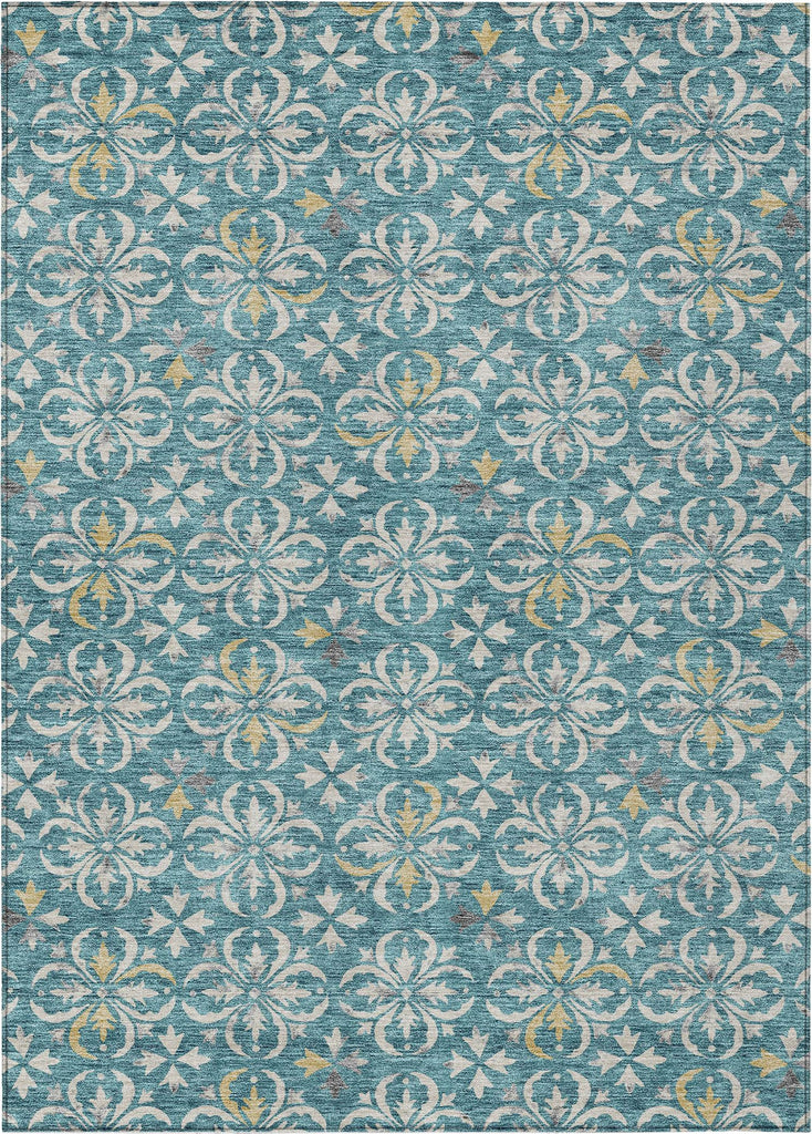 addison chantille acn930 teal rug
