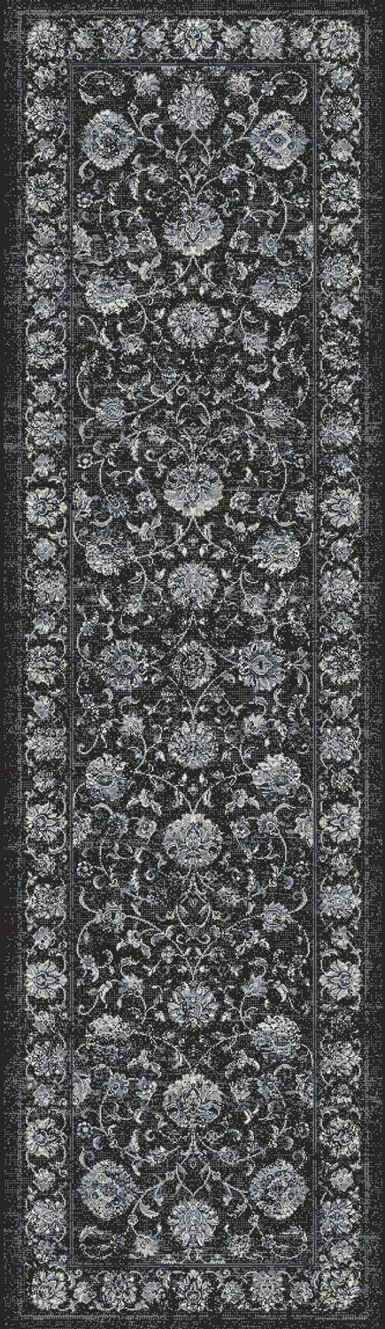 dynamic rugs ancient garden 57126 3636 charcoal rug