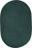 rhody solid poly s018 spruce green rug