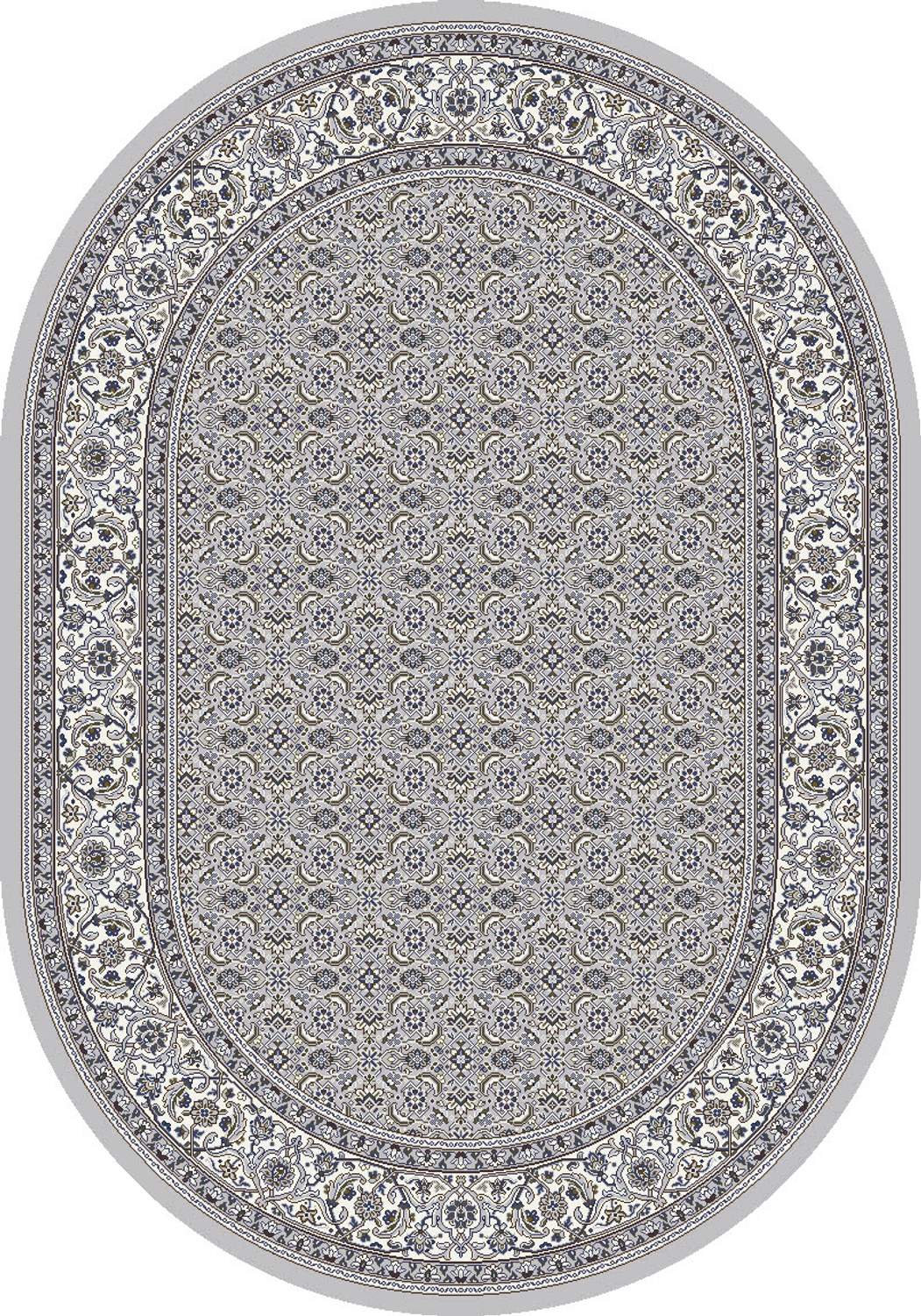 dynamic ancient garden 57011 9666 soft grey rug