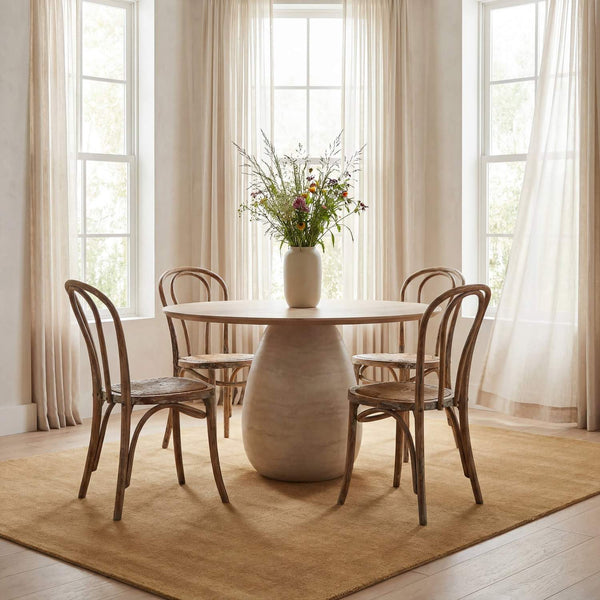 dash albert gania da2535 tan loom knotted wool rug