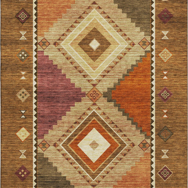addison mayfield amf177 brown rug