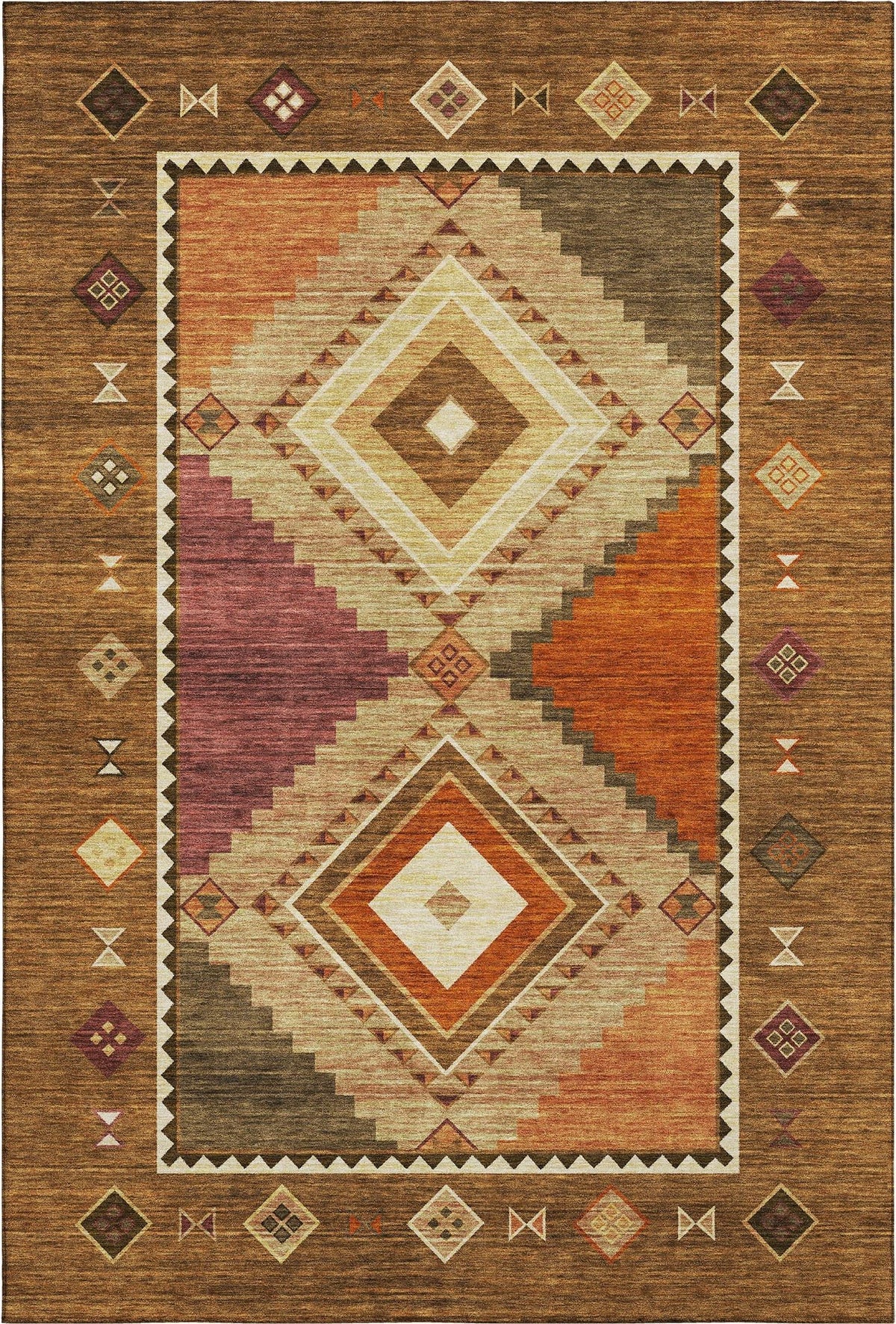 addison mayfield amf177 brown rug