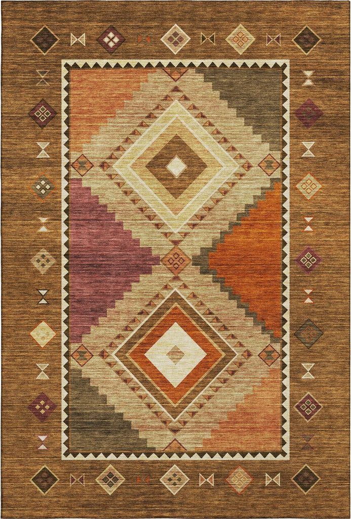 addison mayfield amf177 brown rug