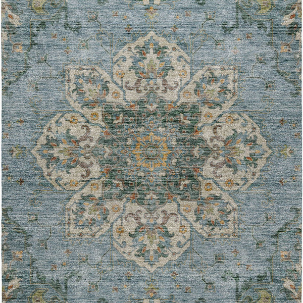 dalyn silk road sr6 aqua rug