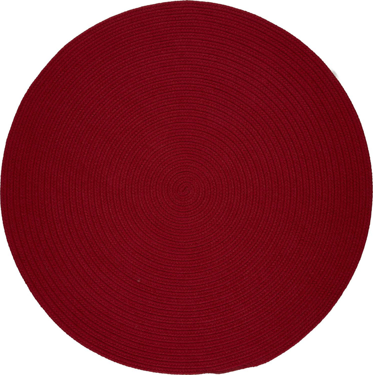 rhody solid poly s045 brilliant red rug
