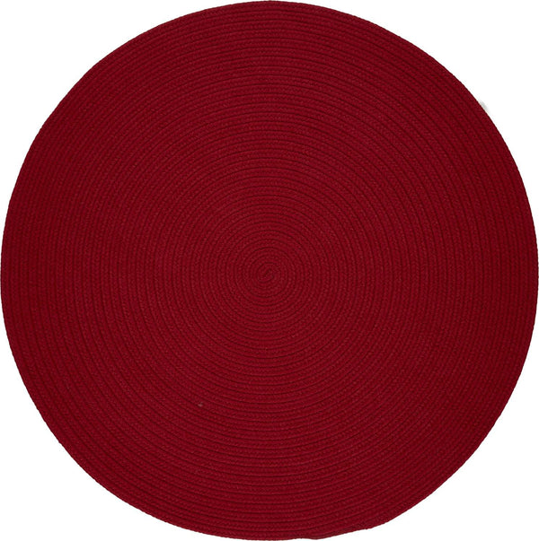 rhody solid poly s045 brilliant red rug