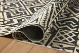 loloi rugs mika mik 13 ivory black rug