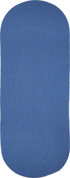 rhody solid poly s052 french blue rug