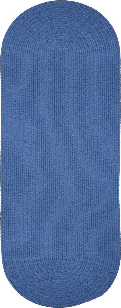 rhody solid poly s052 french blue rug