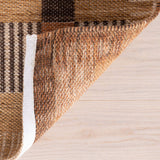 dash albert poppy da2740 golden brown woven flatwoven polyester rug