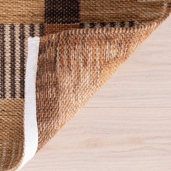 dash albert poppy da2740 golden brown woven flatwoven polyester rug