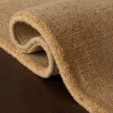 dash albert gania da2535 tan loom knotted wool rug