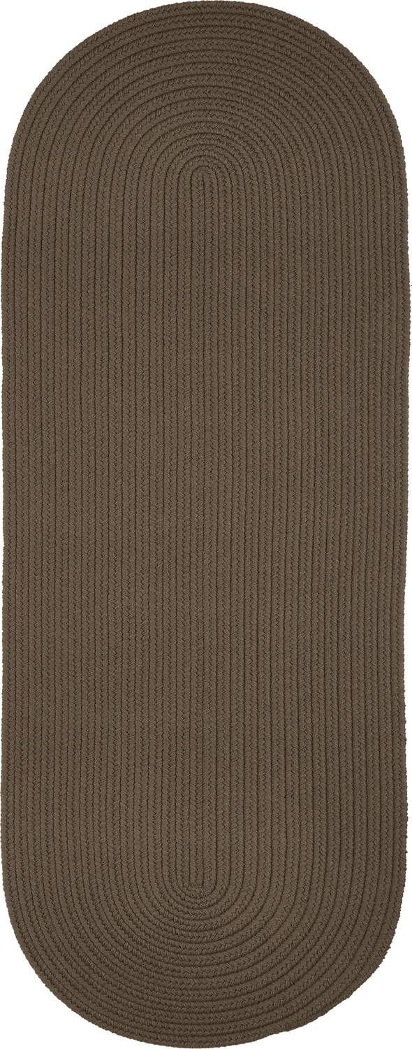 rhody solid poly s026 dark taupe rug