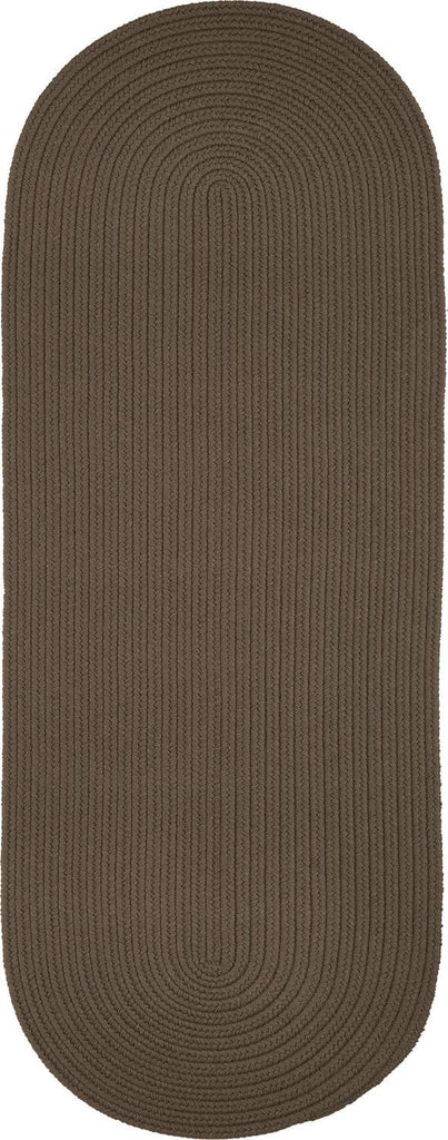 rhody solid poly s026 dark taupe rug