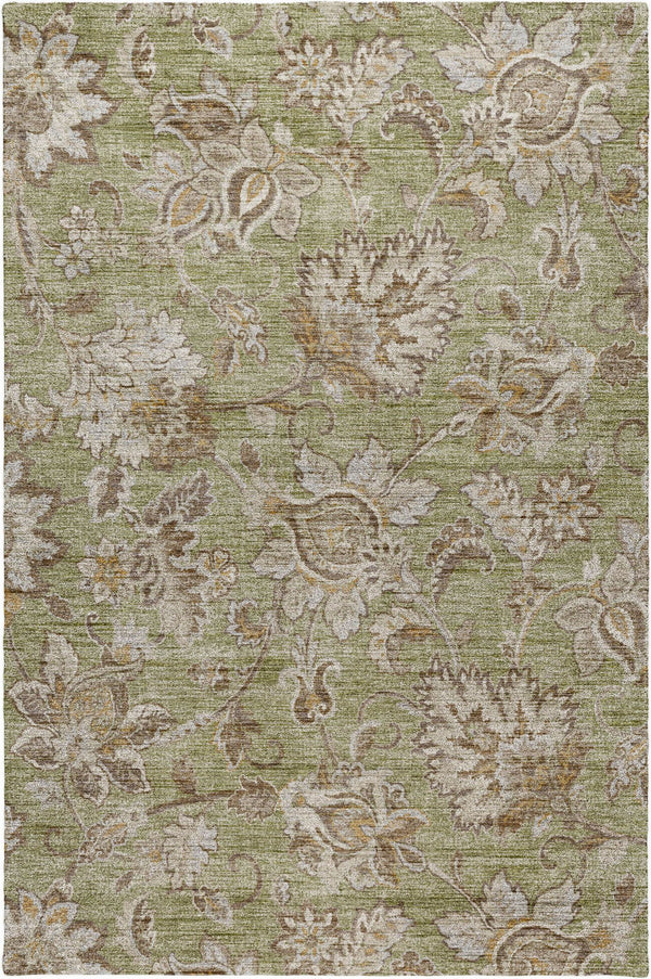 dalyn silk road sr2 aloe rug