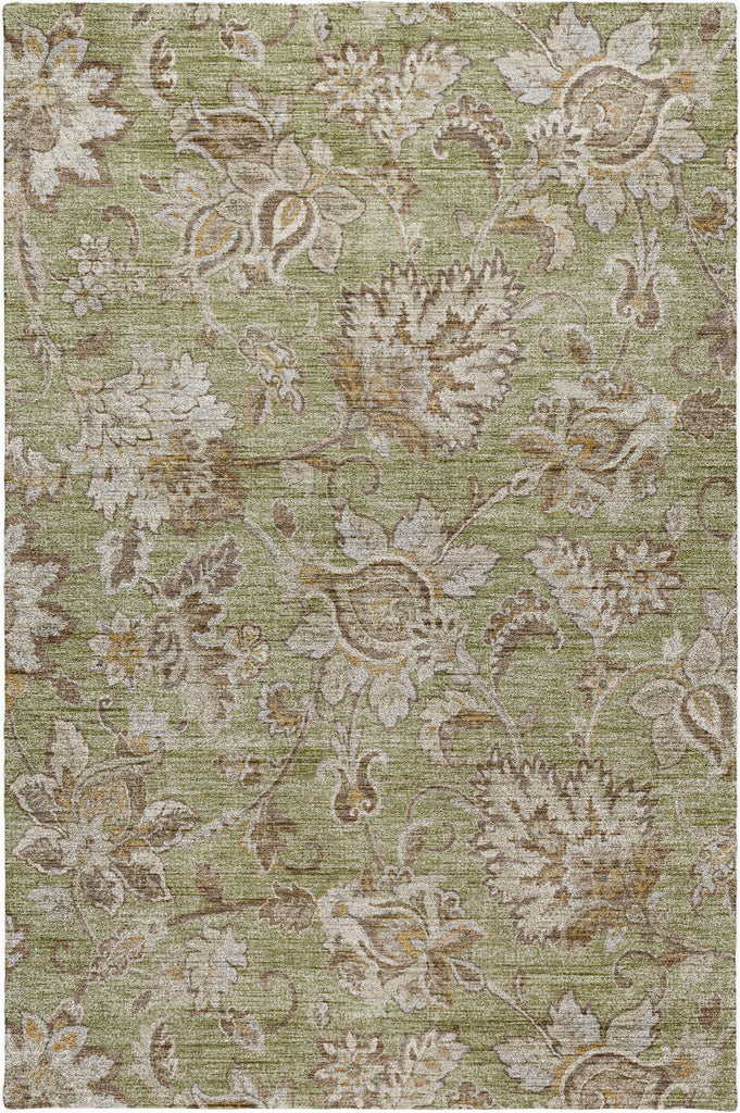 dalyn silk road sr2 aloe rug
