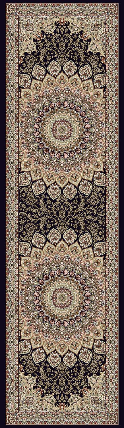 dynamic rugs ancient garden 57090 3484 navy rug