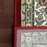 dynamic rugs ancient garden 57078 1414 red rug