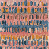 dash albert paint chip da1832 coral hand hooked wool rug