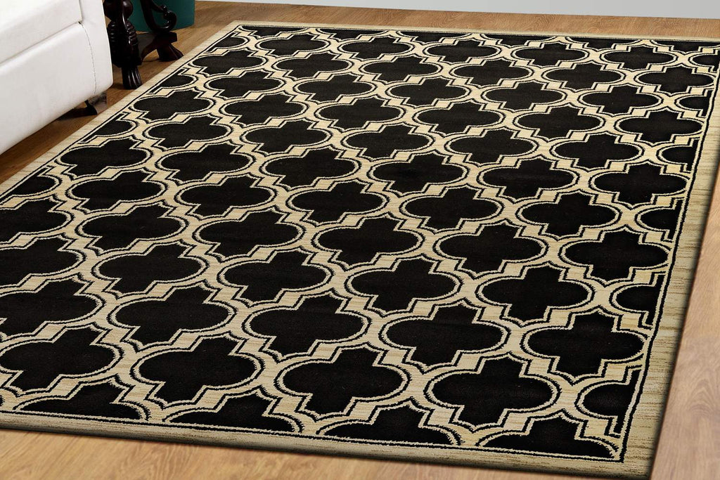 dynamic rugs yazd 2816 090 black rug