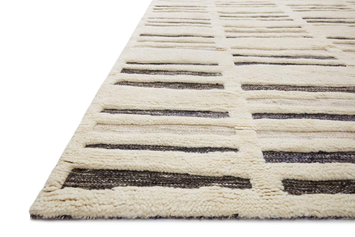 loloi rugs bennett ben 01 ivory charcoal rug