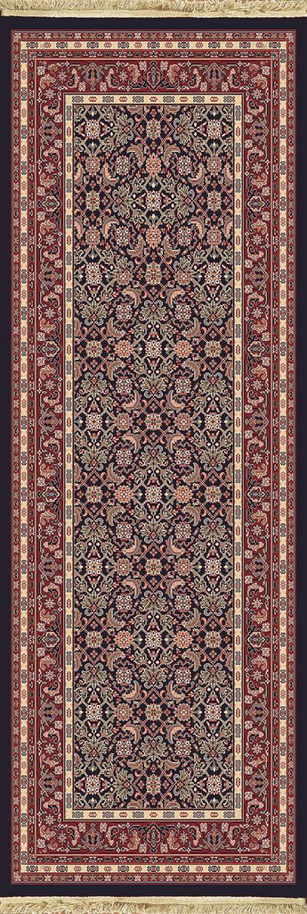 dynamic rugs brilliant 72240 520 navy rug