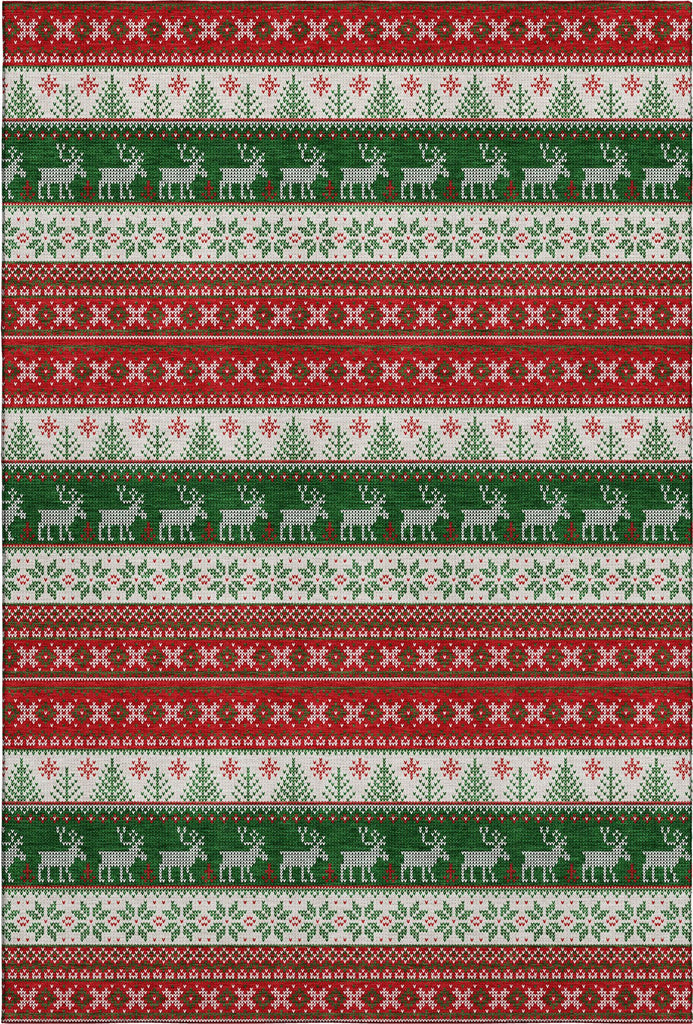 dalyn merry bright my9 red rug
