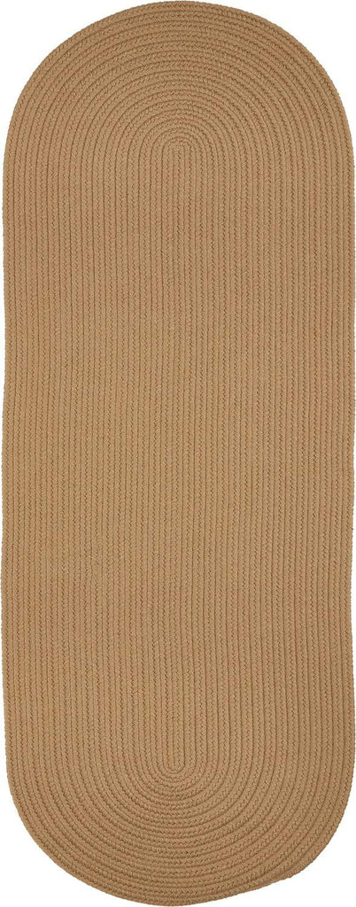 rhody solid poly s006 camel rug