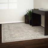 dynamic ancient garden 57011 9666 soft grey rug