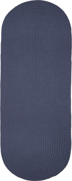 rhody solid wool s102 sailor blue rug