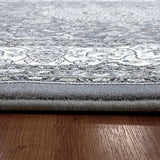 dynamic rugs ancient garden 57119 5666 grey rug