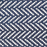 dash albert herringbone da285 indigo rug