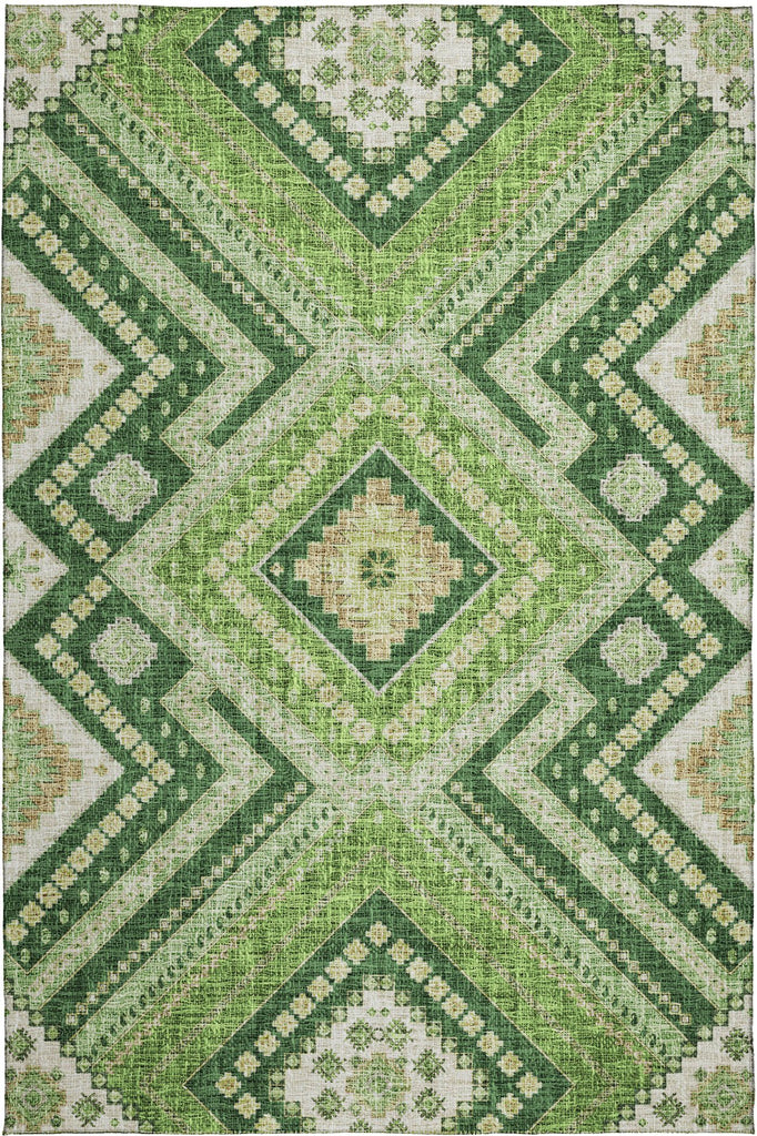 dalyn portico po5 green rug