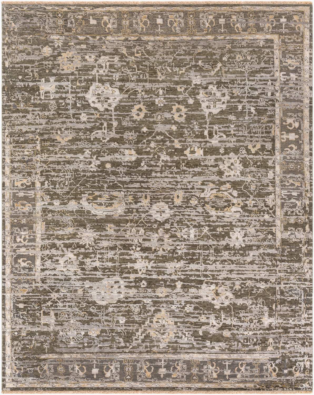 surya notting hill ntl 2301 dark green rug