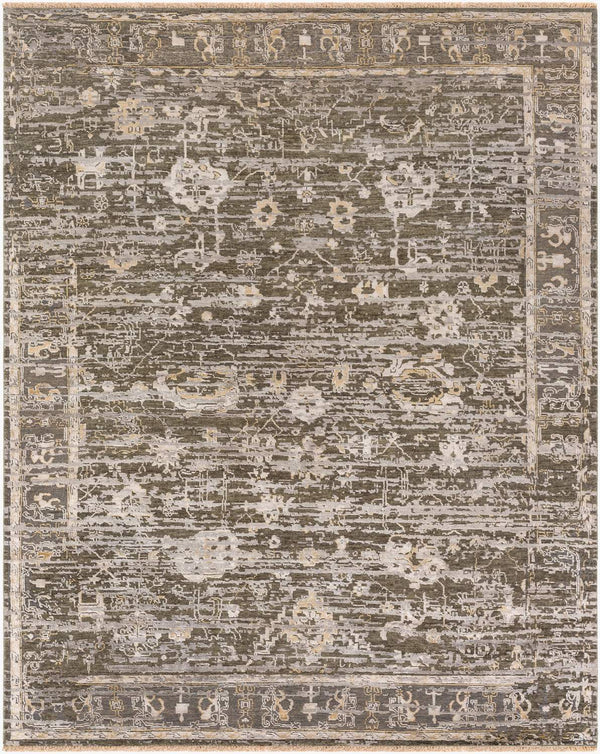 surya notting hill ntl 2301 dark green rug