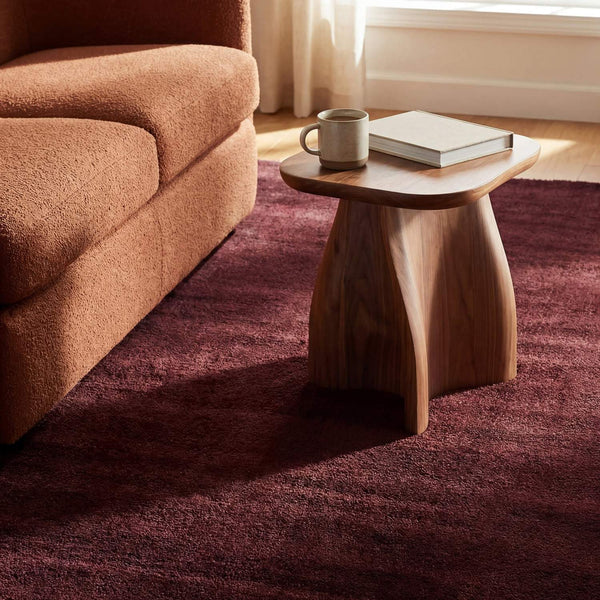 dash albert gania da2537 wine loom knotted wool rug
