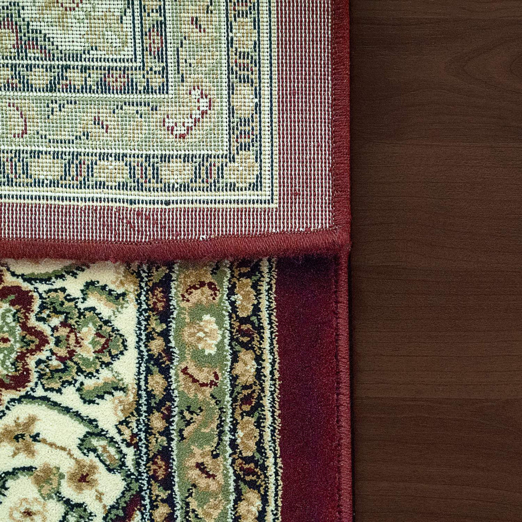 dynamic rugs ancient garden 57119 1414 red rug