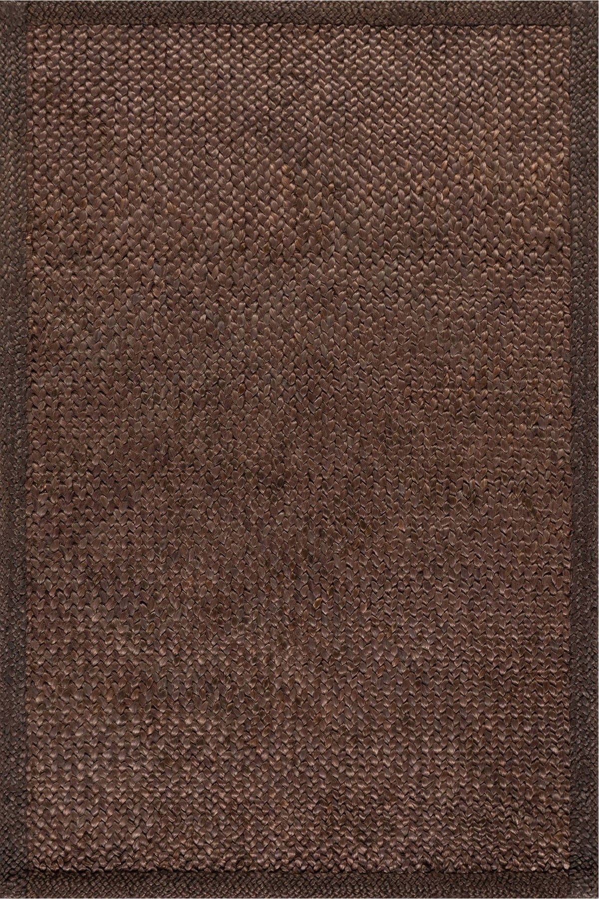 dash albert messi da2370 chocolate brown braided jute rug