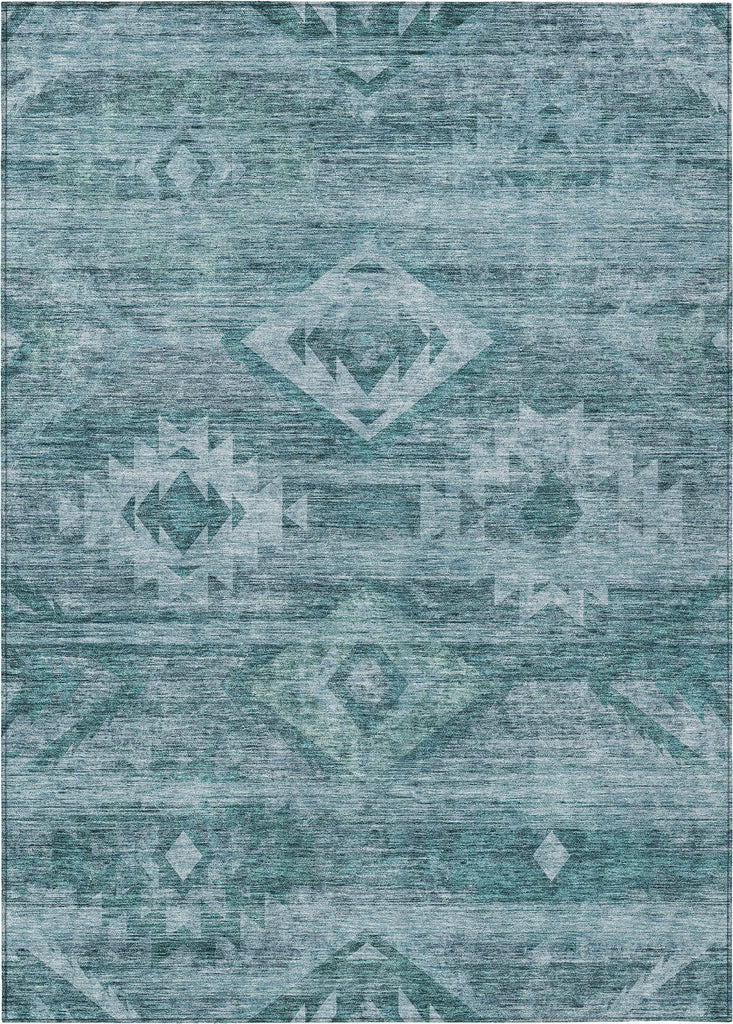 addison chantille acn837 teal rug