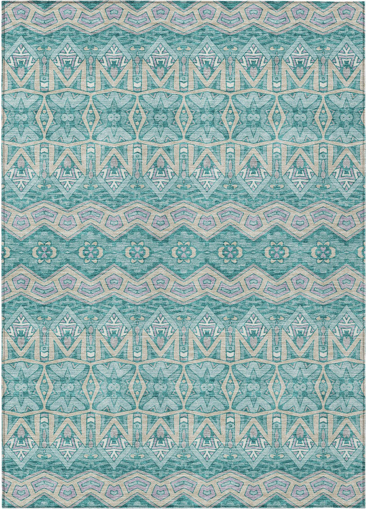 addison chantille acn909 teal rug