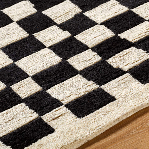 surya damier dmi 2301 ivory rug