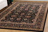 dynamic rugs yazd 2803 090 black rug