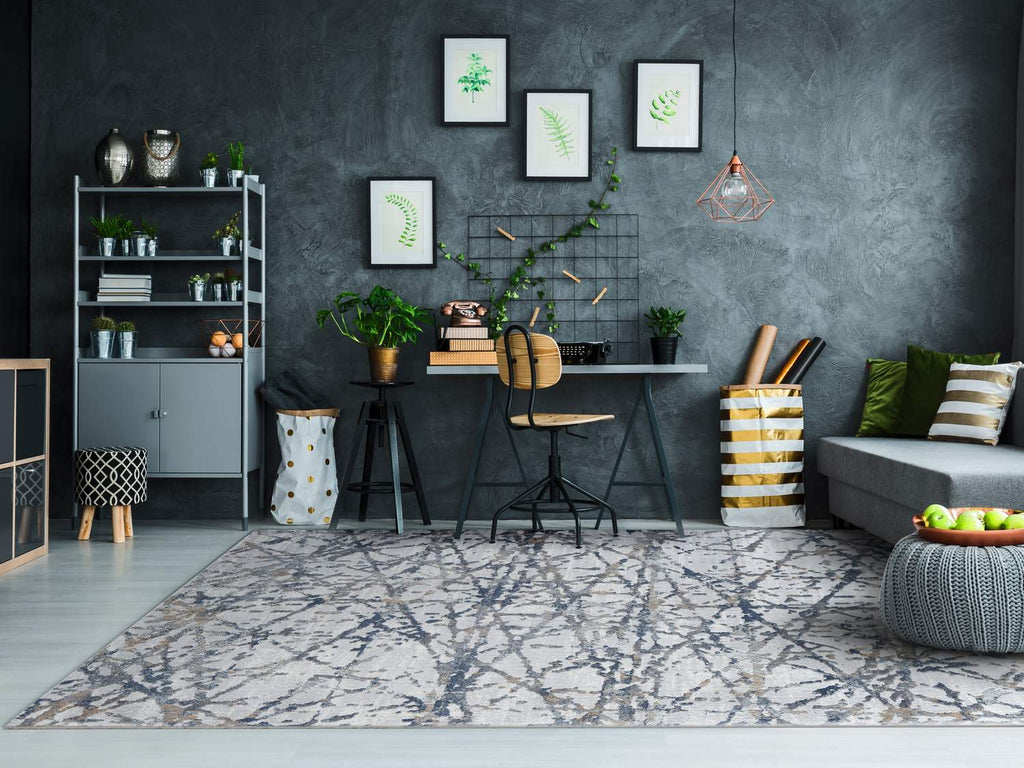dynamic castilla 3638 995 grey rug