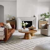 surya damier dmi 2303 ivory rug