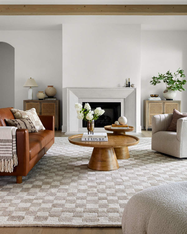 surya damier dmi 2303 ivory rug