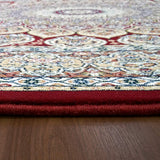 dynamic rugs ancient garden 57090 1484 red rug