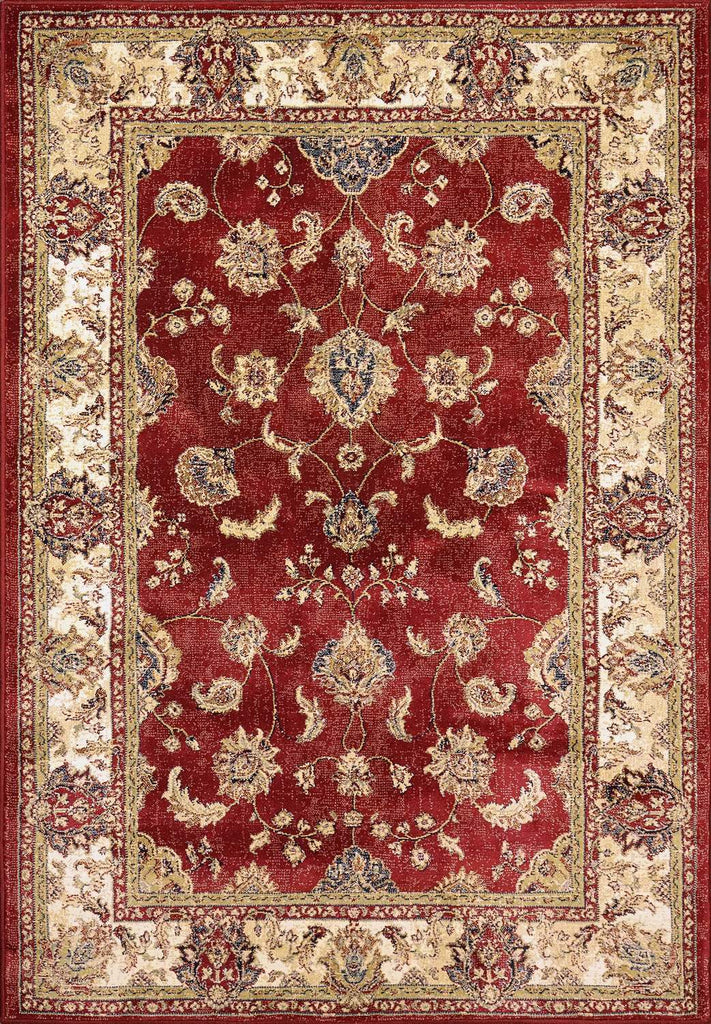 dynamic ancient garden 57158 1464 red rug