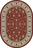 dynamic rugs ancient garden 57120 1464 red rug